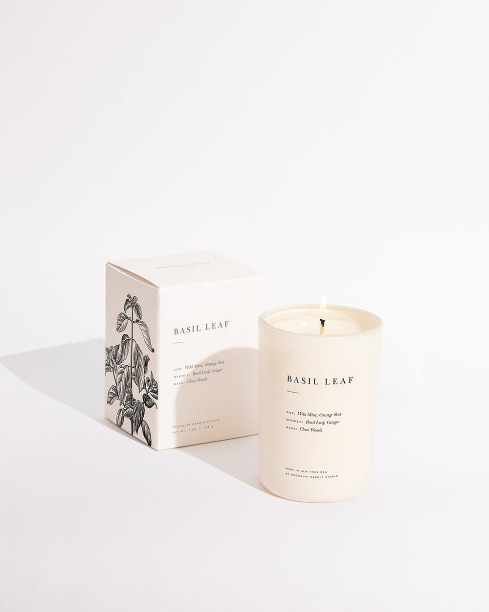 Limited Edition Basil Leaf Candle