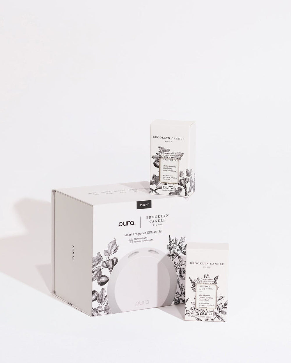 Pura Smart Fragrance Diffuser Kit - Santorini + Sunday Morning